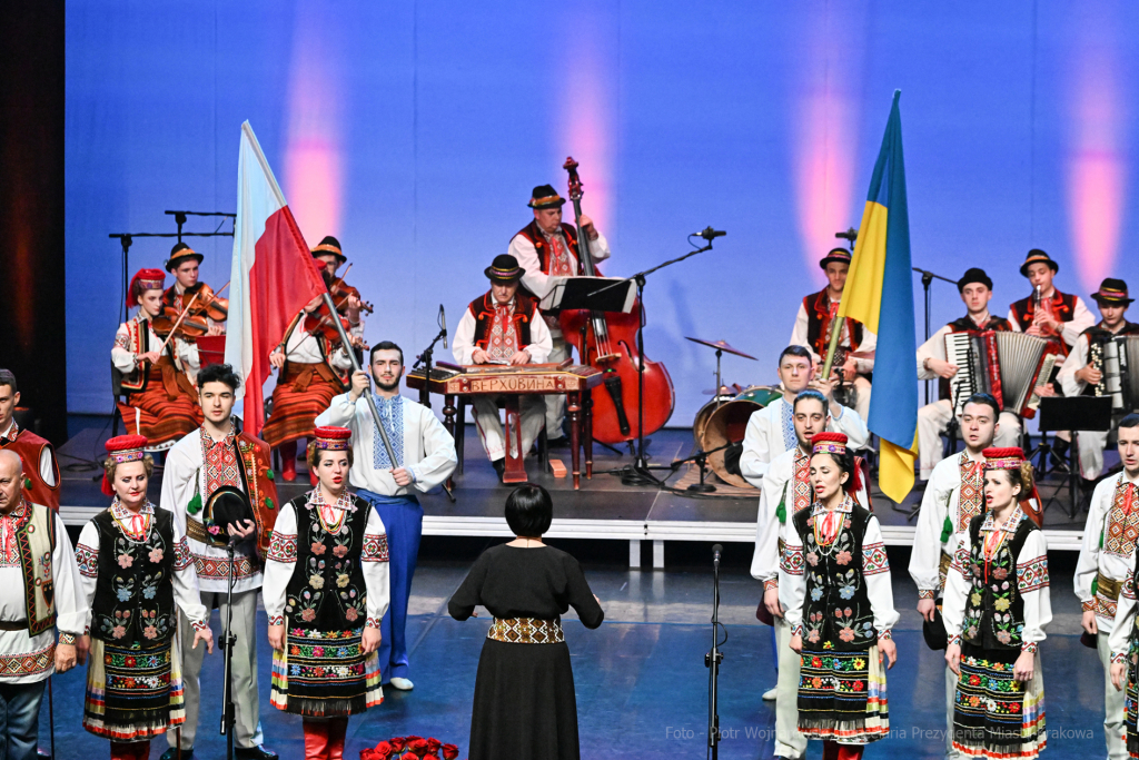 Werchowyna, zespół, karpacki, koncert, występ, Kośmider, NCK, Ukraina, wsparcie, 2023  Autor: P. Wojnarowski