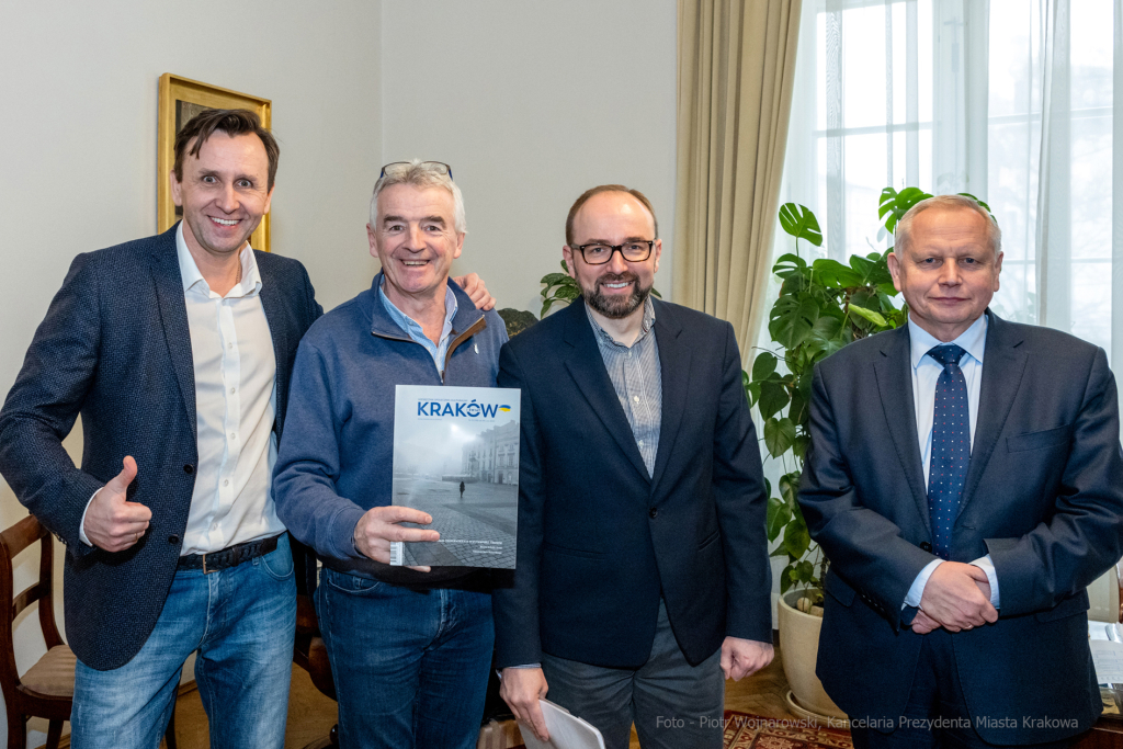 umk_9958.jpg-O’Leary, Michael, Majchrowski, Ryan Air, Ryan, Air, 2023, spotkanie  Autor: P. Wojnarowski