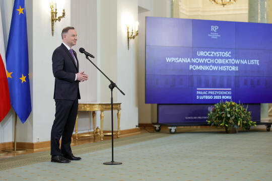 Pomnik, Historii, wpisanie, Nowa Huta, uroczystość, prezydent, Duda, Majchrowski, lista