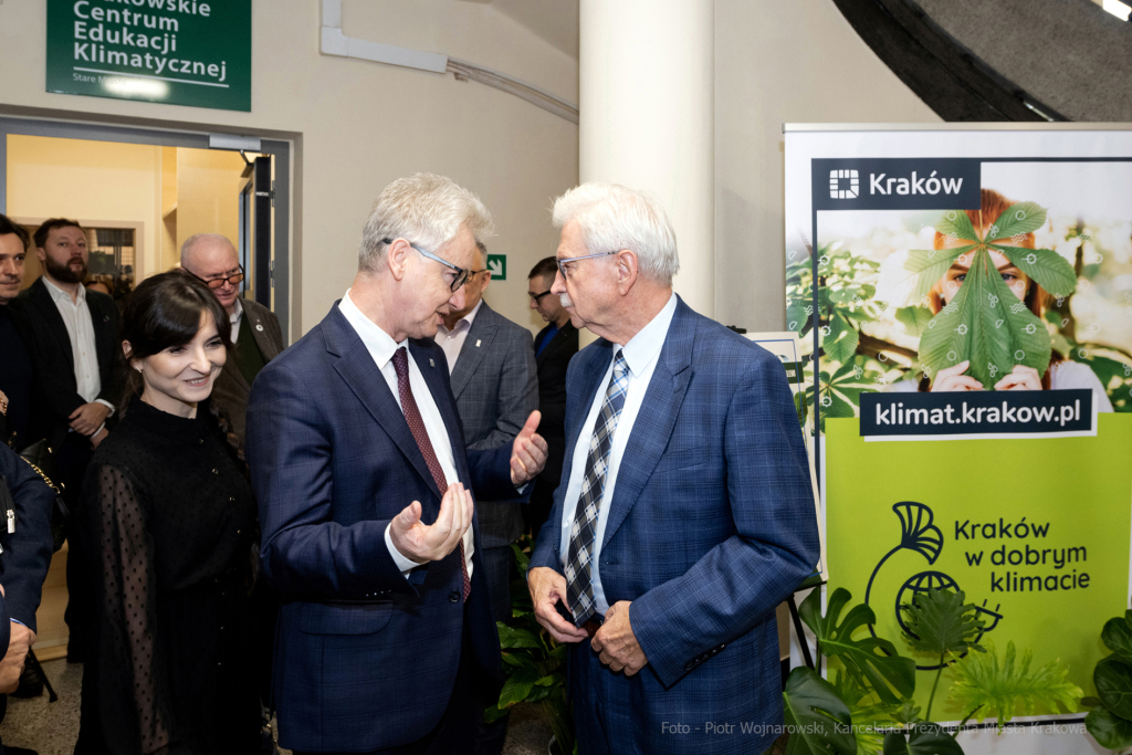 Otwarcie, Centrum, Edukacji, Klimatycznej, Całus, Majchrowski, Wielopole, Kraków, 2023  Autor: P. Wojnarowski