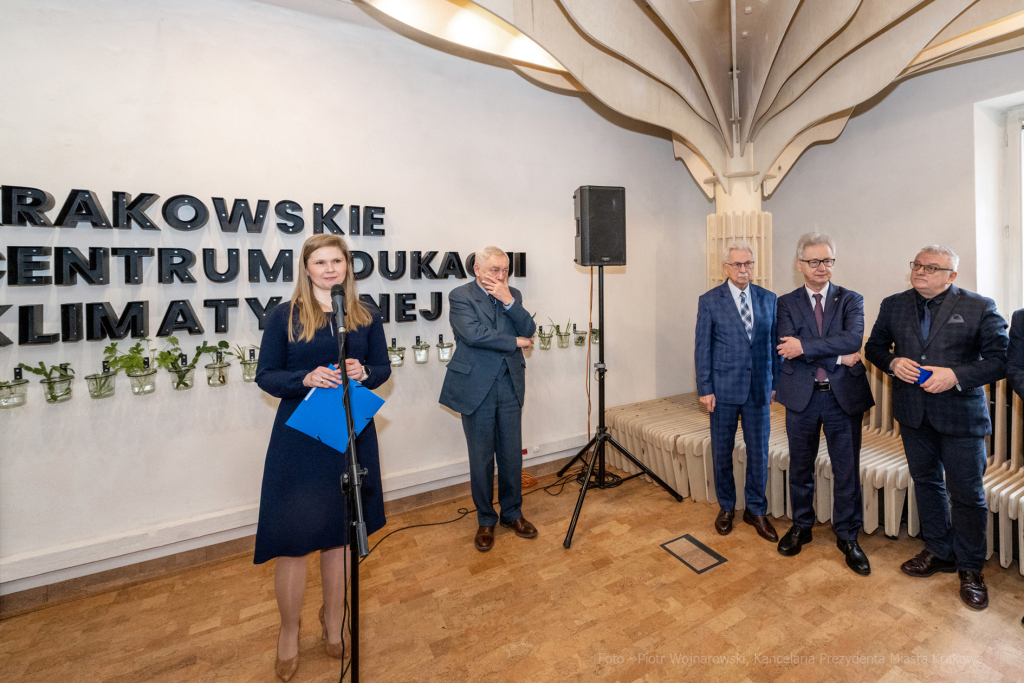 Otwarcie, Centrum, Edukacji, Klimatycznej, Całus, Majchrowski, Wielopole, Kraków, 2023  Autor: P. Wojnarowski