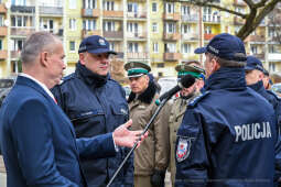 umk_9801.jpg-policja, komisariat, Zgody, remont, otwarcie, Kmita, Komarewicz, uroczystość, 2023