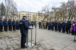 umk_9804.jpg-policja, komisariat, Zgody, remont, otwarcie, Kmita, Komarewicz, uroczystość, 2023