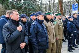 umk_9813.jpg-policja, komisariat, Zgody, remont, otwarcie, Kmita, Komarewicz, uroczystość, 2023