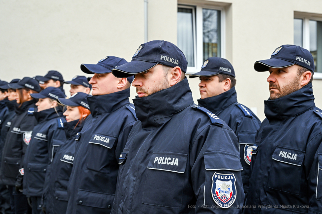 umk_9833.jpg-policja, komisariat, Zgody, remont, otwarcie, Kmita, Komarewicz, uroczystość, 2023  Autor: P. Wojnarowski