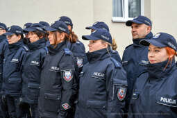 umk_9835.jpg-policja, komisariat, Zgody, remont, otwarcie, Kmita, Komarewicz, uroczystość, 2023