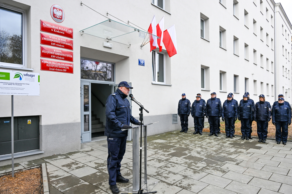 umk_9840.jpg-policja, komisariat, Zgody, remont, otwarcie, Kmita, Komarewicz, uroczystość, 2023  Autor: P. Wojnarowski