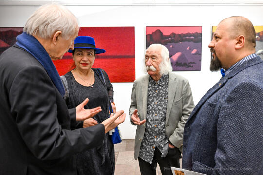 Archetyp wolności, Marczuk, Ivan, NCK, wernisaż, Majchrowski, 2023, malarstwo, Ukraina