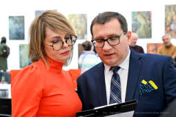 Archetyp wolności, Marczuk, Ivan, NCK, wernisaż, Majchrowski, 2023, malarstwo, Ukraina