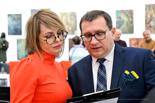 Archetyp wolności, Marczuk, Ivan, NCK, wernisaż, Majchrowski, 2023, malarstwo, Ukraina