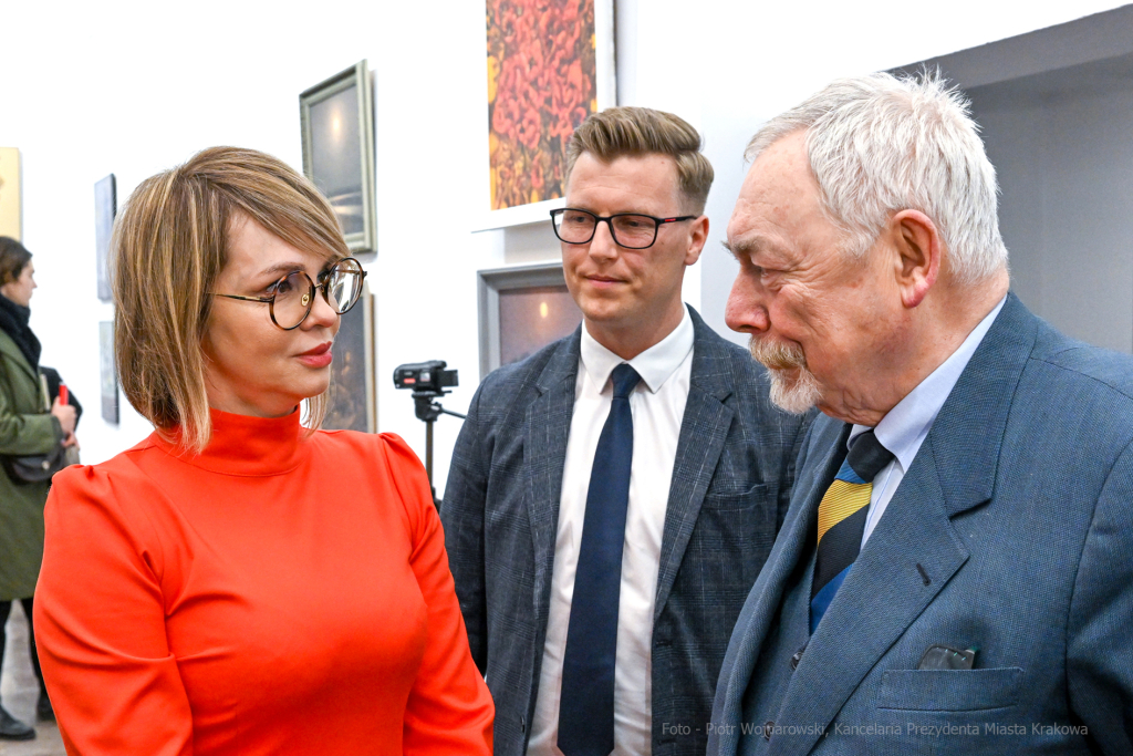 Archetyp wolności, Marczuk, Ivan, NCK, wernisaż, Majchrowski, 2023, malarstwo, Ukraina  Autor: P. Wojnarowski