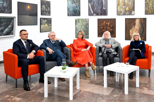 Archetyp wolności, Marczuk, Ivan, NCK, wernisaż, Majchrowski, 2023, malarstwo, Ukraina