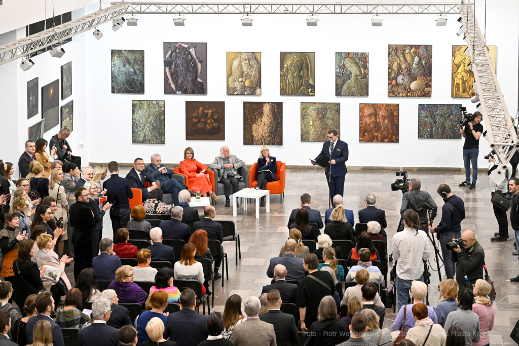 Archetyp wolności, Marczuk, Ivan, NCK, wernisaż, Majchrowski, 2023, malarstwo, Ukraina  Autor: P. Wojnarowski