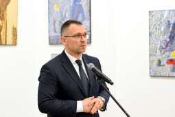 Archetyp wolności, Marczuk, Ivan, NCK, wernisaż, Majchrowski, 2023, malarstwo, Ukraina