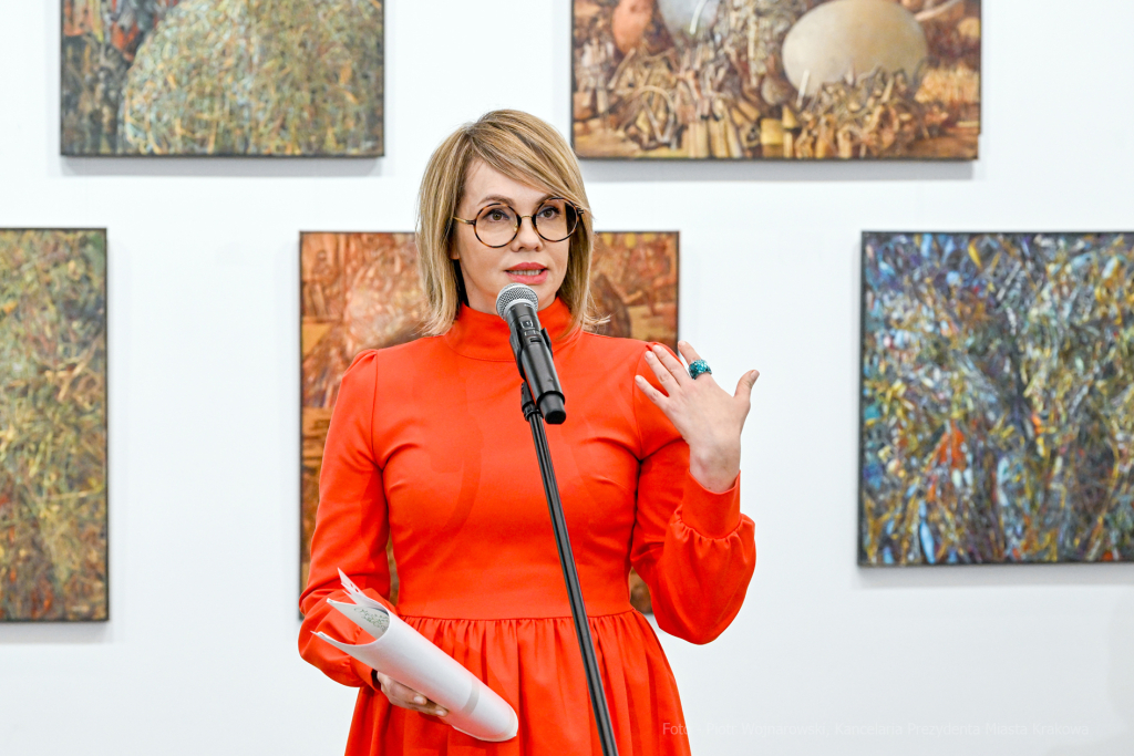 Archetyp wolności, Marczuk, Ivan, NCK, wernisaż, Majchrowski, 2023, malarstwo, Ukraina  Autor: P. Wojnarowski