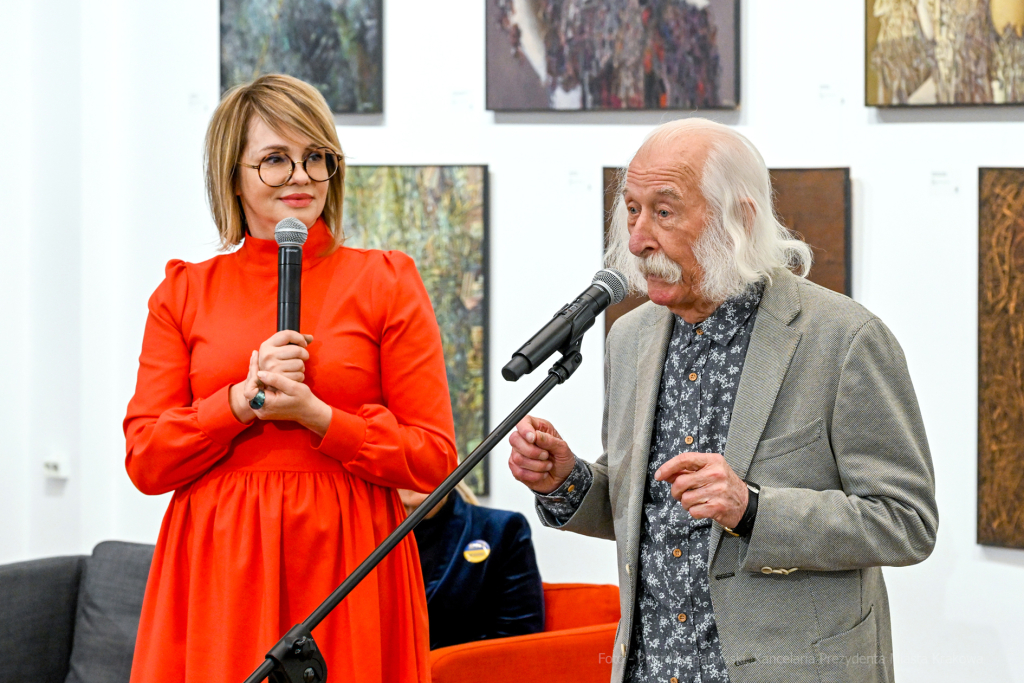 Archetyp wolności, Marczuk, Ivan, NCK, wernisaż, Majchrowski, 2023, malarstwo, Ukraina  Autor: P. Wojnarowski