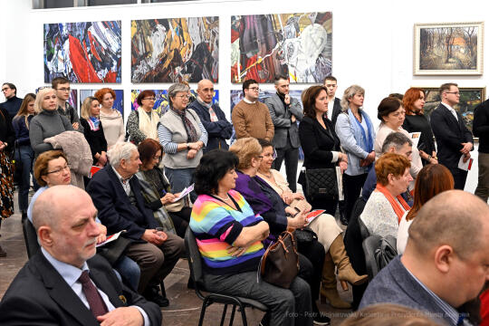 Archetyp wolności, Marczuk, Ivan, NCK, wernisaż, Majchrowski, 2023, malarstwo, Ukraina