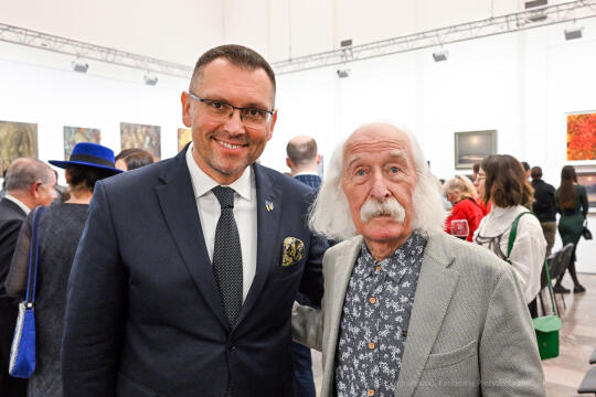 Archetyp wolności, Marczuk, Ivan, NCK, wernisaż, Majchrowski, 2023, malarstwo, Ukraina