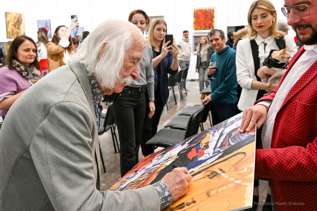 Archetyp wolności, Marczuk, Ivan, NCK, wernisaż, Majchrowski, 2023, malarstwo, Ukraina  Autor: P. Wojnarowski