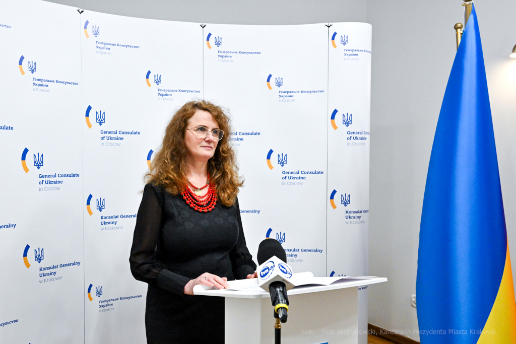 korpus, Ukraina, dyplomaci, konsulat, spotkanie, Majchrowski, Wojnarowski, Solidarni, Solidarni z Uk  Autor: P. Wojnarowski