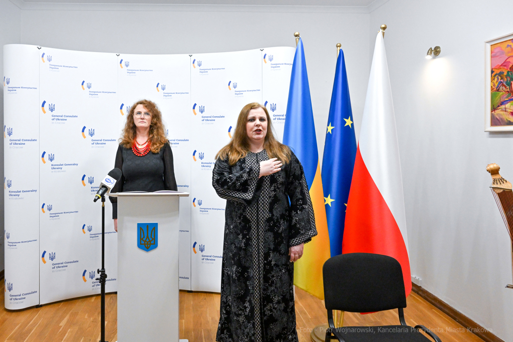 korpus, Ukraina, dyplomaci, konsulat, spotkanie, Majchrowski, Wojnarowski, Solidarni, Solidarni z Uk  Autor: P. Wojnarowski