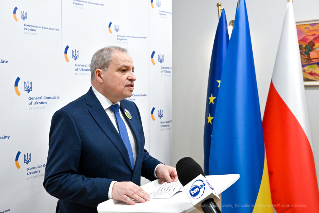 korpus, Ukraina, dyplomaci, konsulat, spotkanie, Majchrowski, Wojnarowski, Solidarni, Solidarni z Uk  Autor: P. Wojnarowski