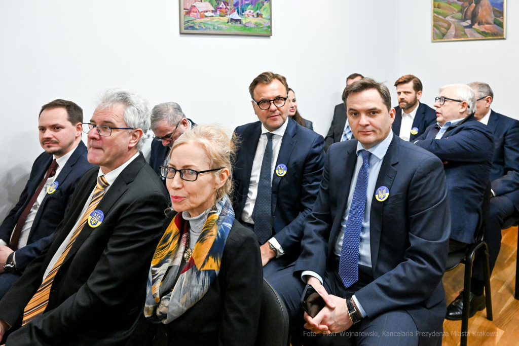 korpus, Ukraina, dyplomaci, konsulat, spotkanie, Majchrowski, Wojnarowski, Solidarni, Solidarni z Uk  Autor: P. Wojnarowski