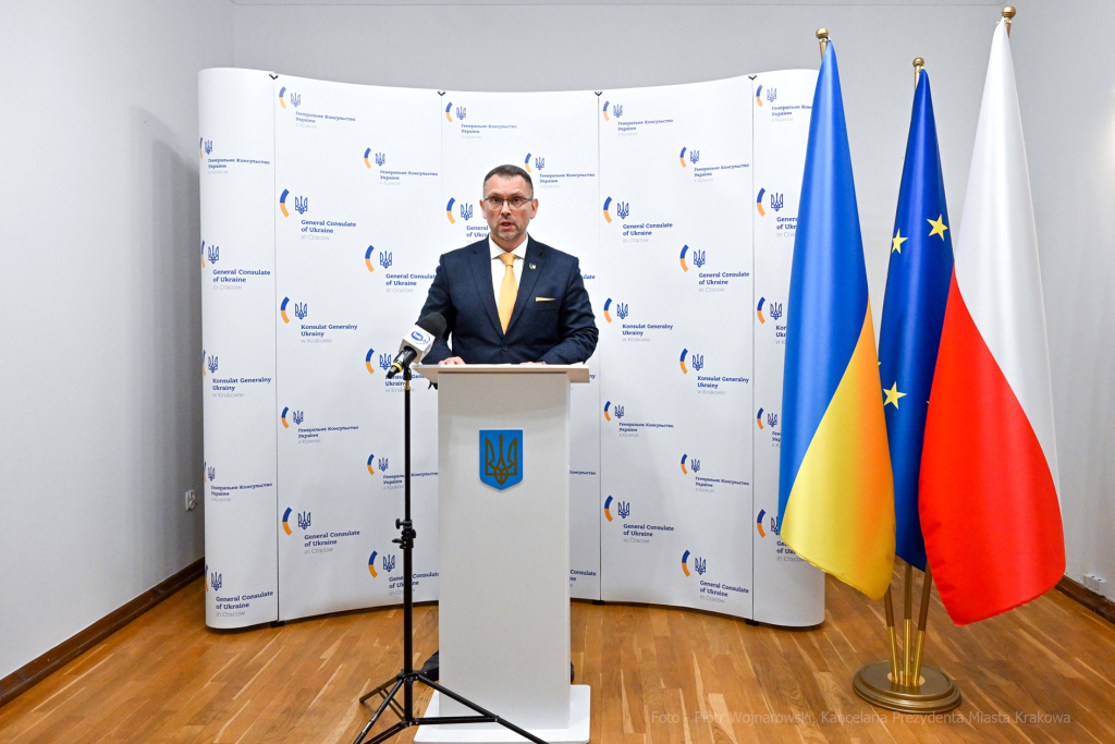 korpus, Ukraina, dyplomaci, konsulat, spotkanie, Majchrowski, Wojnarowski, Solidarni, Solidarni z Uk  Autor: P. Wojnarowski