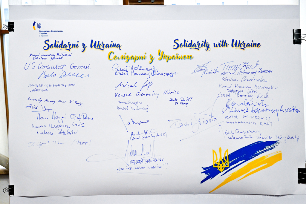 korpus, Ukraina, dyplomaci, konsulat, spotkanie, Majchrowski, Wojnarowski, Solidarni, Solidarni z Uk  Autor: P. Wojnarowski