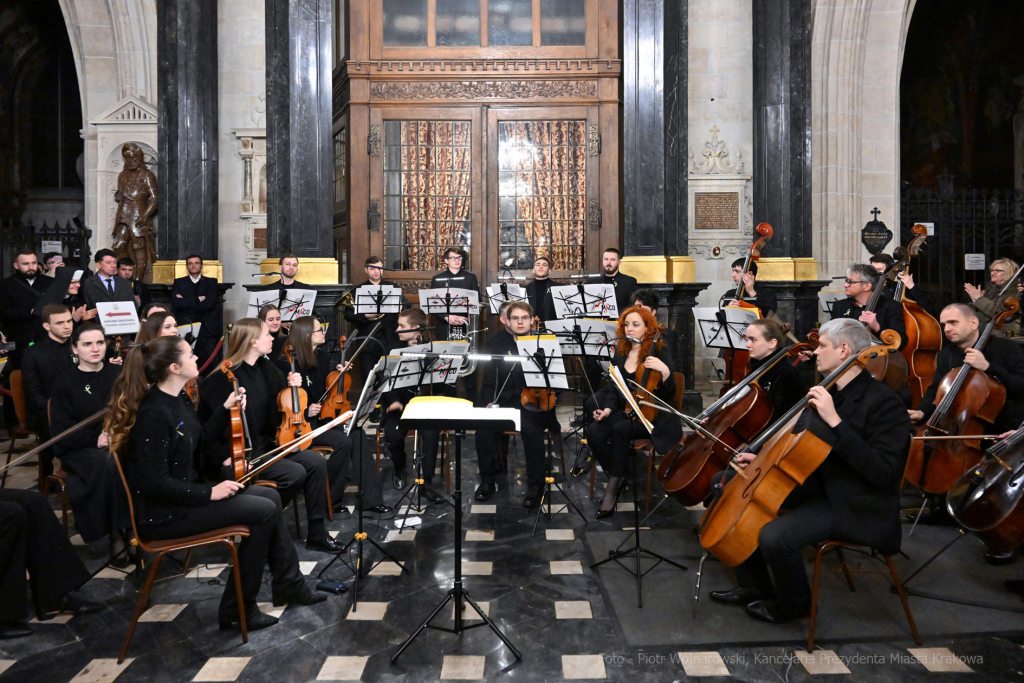 Razem dla pokoju, Ukraina, marsz, koncert, msza, Wawel, Rynek, Majchrowski, Wojnarowski,  Autor: P. Wojnarowski