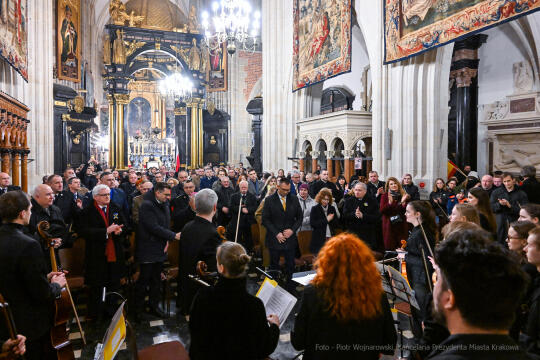 Razem dla pokoju, Ukraina, marsz, koncert, msza, Wawel, Rynek, Majchrowski, Wojnarowski,