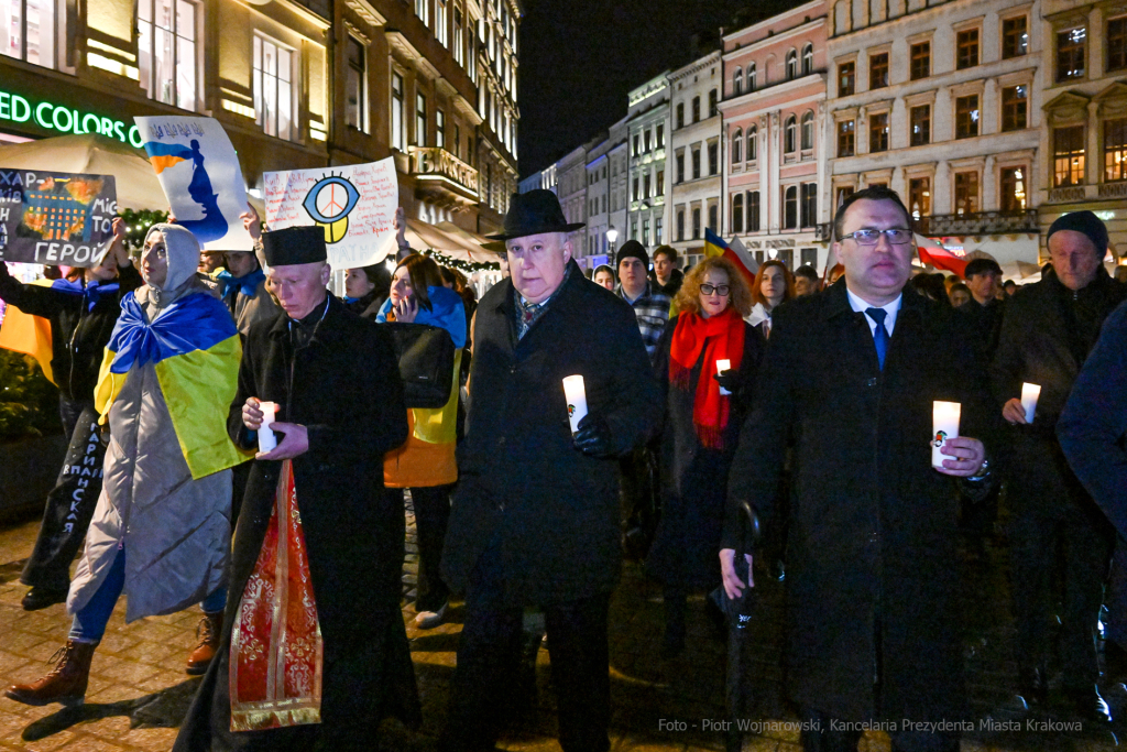 Razem dla pokoju, Ukraina, marsz, koncert, msza, Wawel, Rynek, Majchrowski, Wojnarowski,  Autor: P. Wojnarowski