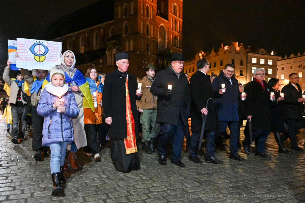 Razem dla pokoju, Ukraina, marsz, koncert, msza, Wawel, Rynek, Majchrowski, Wojnarowski,  Autor: P. Wojnarowski