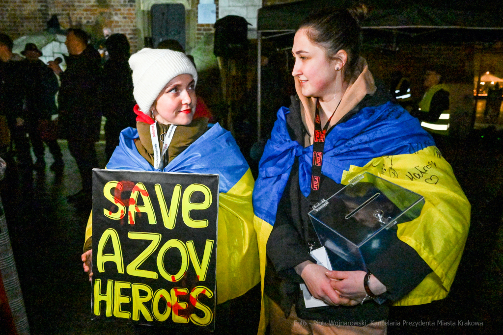 Razem dla pokoju, Ukraina, marsz, koncert, msza, Wawel, Rynek, Majchrowski, Wojnarowski,  Autor: P. Wojnarowski