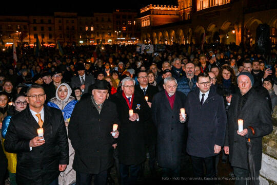 Razem dla pokoju, Ukraina, marsz, koncert, msza, Wawel, Rynek, Majchrowski, Wojnarowski,