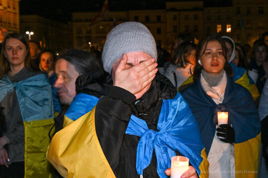 Razem dla pokoju, Ukraina, marsz, koncert, msza, Wawel, Rynek, Majchrowski, Wojnarowski,