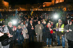 Razem dla pokoju, Ukraina, marsz, koncert, msza, Wawel, Rynek, Majchrowski, Wojnarowski,