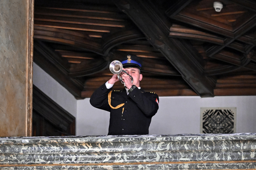 umk_4861.jpg-straż, pożarna, Majchrowski, narada, komndaci, Fryczek, strażacy, hejnał  Autor: P. Wojnarowski