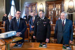 umk_4912.jpg-straż, pożarna, Majchrowski, narada, komndaci, Fryczek, strażacy, hejnał