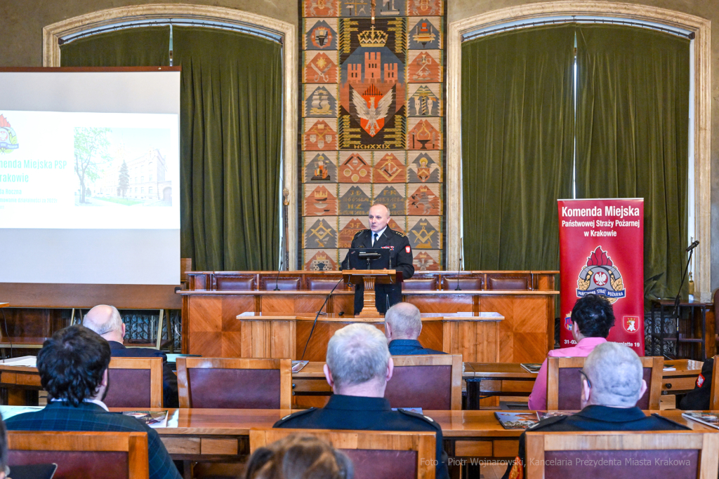 umk_4943.jpg-straż, pożarna, Majchrowski, narada, komndaci, Fryczek, strażacy, hejnał  Autor: P. Wojnarowski