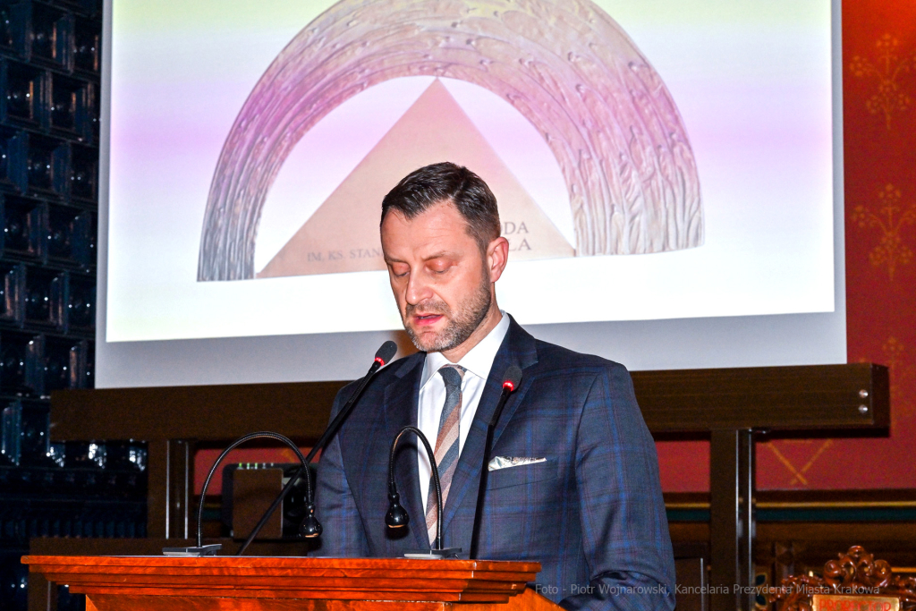 nagroda, księdza, Musiała, 2023, UJ, wręczenie, uroczystość, Międzybrodzka, Mysakowska  Autor: P. Wojnarowski