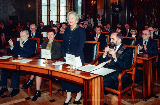 Szymborska, Wisława, poetka, rocznica, honorowe, obywatelstwo, Krakowa, Lassota