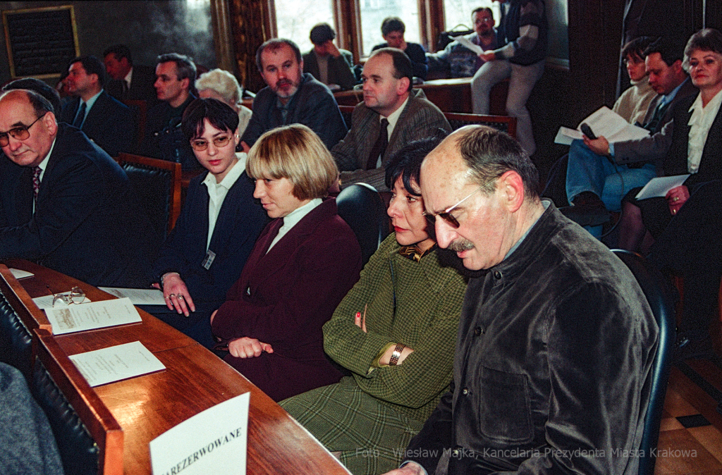 Szymborska, Wisława, poetka, rocznica, honorowe, obywatelstwo, Krakowa, Lassota  Autor: W. Majka