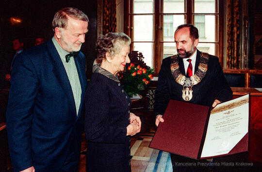 Szymborska, Wisława, poetka, rocznica, honorowe, obywatelstwo, Krakowa, Lassota