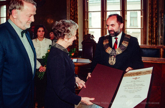 Szymborska, Wisława, poetka, rocznica, honorowe, obywatelstwo, Krakowa, Lassota