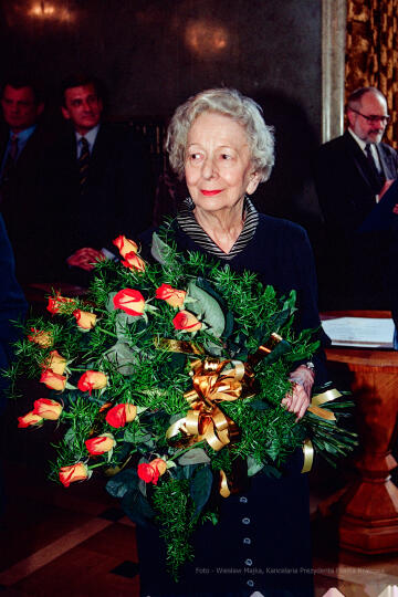 Szymborska, Wisława, poetka, rocznica, honorowe, obywatelstwo, Krakowa, Lassota