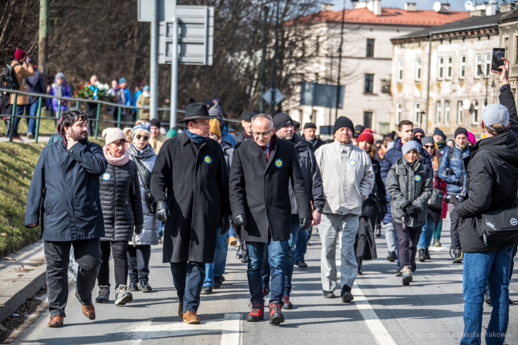 bs-230312-jg_230312_oto_2836.jpg-Marsz Pamięci, Getto, Kraków  Autor: B. Świerzowski