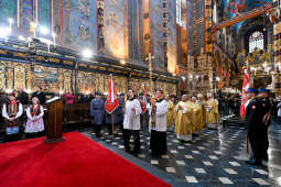 msza, św, Józef, za miasto, Raś, poczty, sztandary, Migdał, Drewnicki, dzieci, ołtarz, Wita Stw