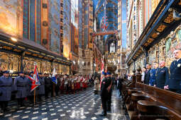 msza, św, Józef, za miasto, Raś, poczty, sztandary, Migdał, Drewnicki, dzieci, ołtarz, Wita Stw