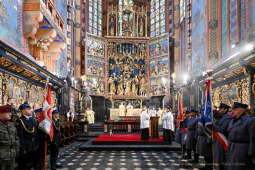 msza, św, Józef, za miasto, Raś, poczty, sztandary, Migdał, Drewnicki, dzieci, ołtarz, Wita Stw